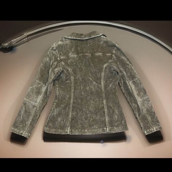 Z CAVARICCI Authentic Vintage Tan Corduroy Stretch Soft Distressed Jacket Blazer - Picture 6 of 15